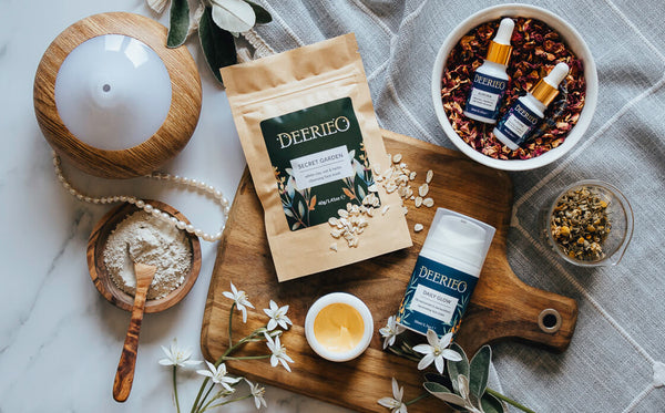Deerieo cosmetic products are natural and sustainable in both ingredients and packaging.