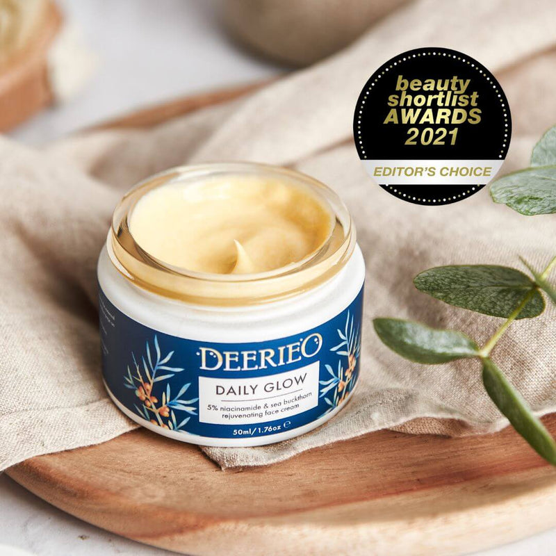 Deerieo Daily Glow Face Cream was Editor's choice in Beauty Shortlist Awards 2021.