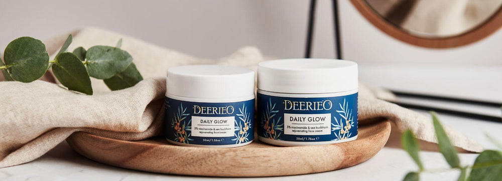 Deerieo Daily Glow face creams are available in full and discovery sizes.